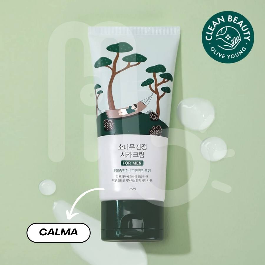For Men Pina Calming Cica Cream 75ml - Round Lab