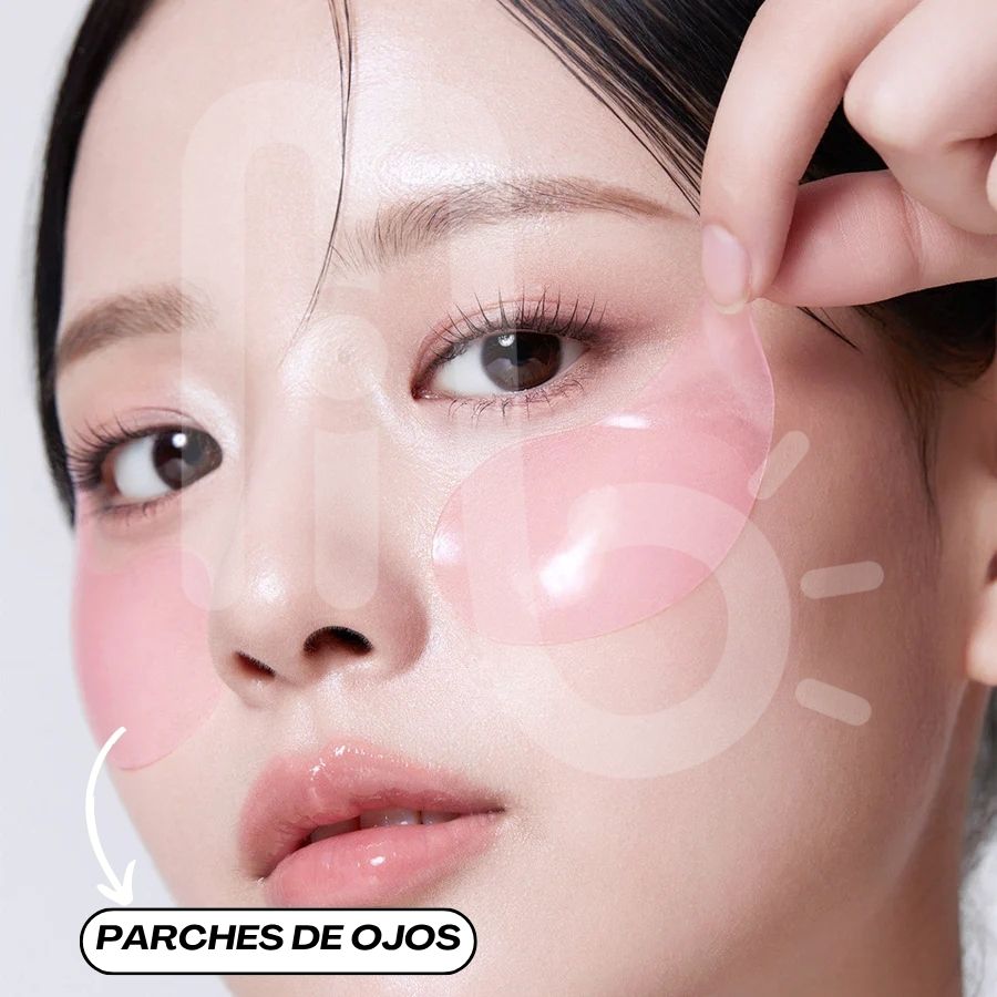 PDRN Pink Caffeine Collagen Eye Patch 60pcs - Medicube (2)