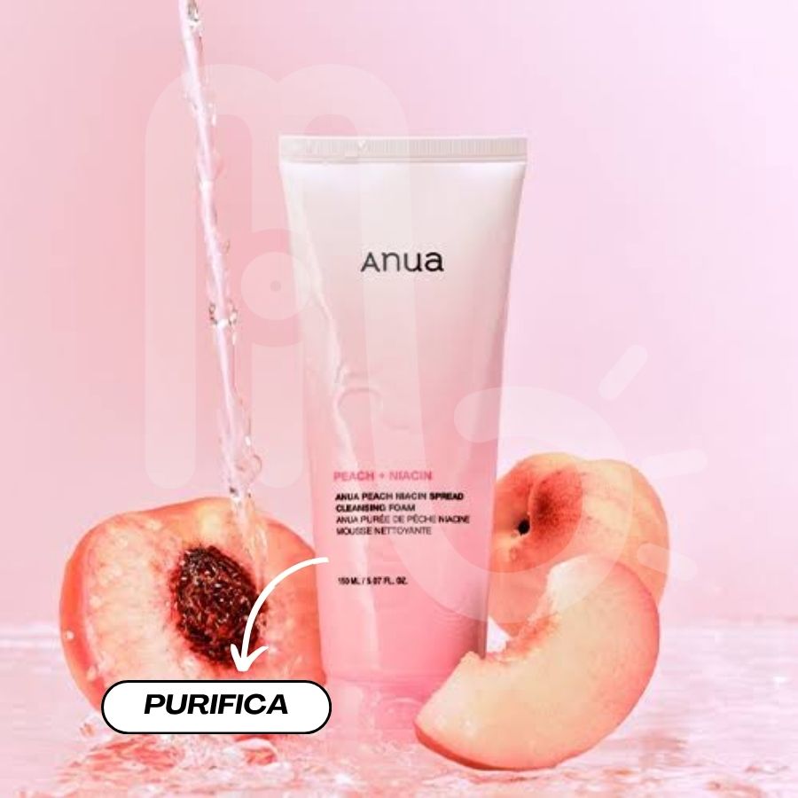 Peach Niacin Spread Cleansing Foam 150ml - Anua
