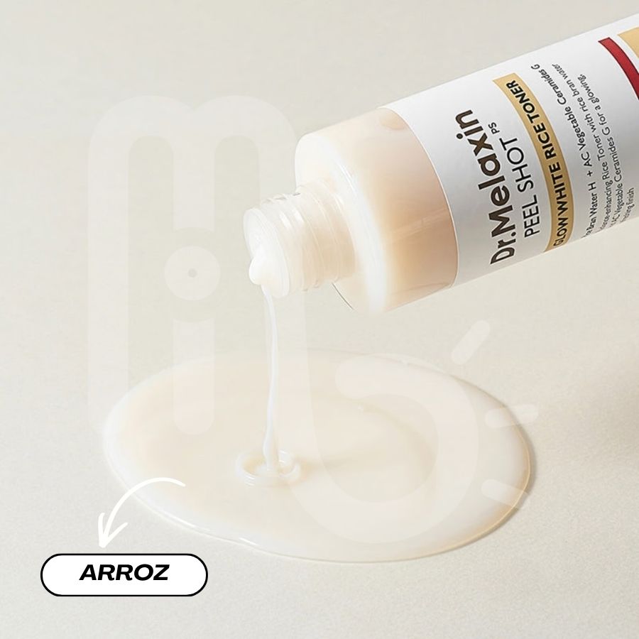 Peel Shot Glow White Rice Toner 200ml - Dr. Melaxin (3)