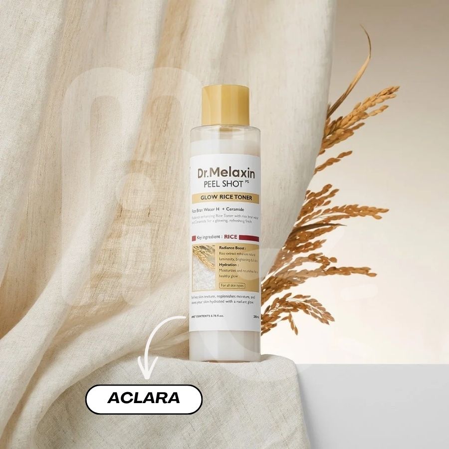Peel Shot Glow White Rice Toner 200ml - Dr. Melaxin